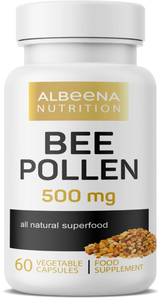 Včelí peľ 500 mg 60 kapsúl