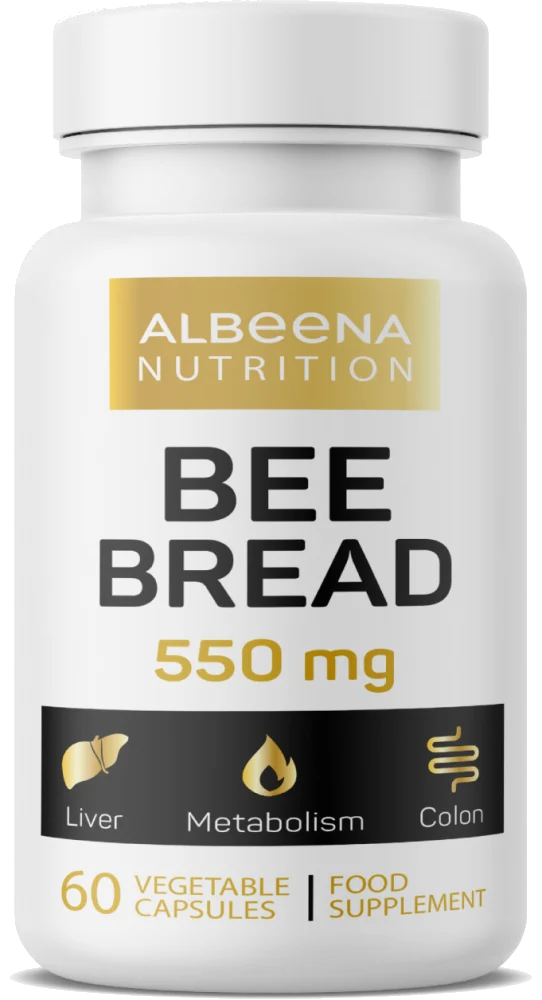 Včelí chlieb, perga 550 mg 60 kapsúl
